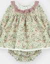 Babyferr Vintage Florals Dress Set
