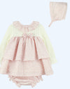 Babyferr Ditsy Pink Dress Set