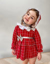 Ela Check Dress Exclusive to Little C’s ( IN STOCK )