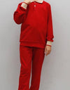 Polo Tracksuit Red & Camel