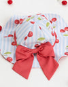 IN STOCK- Meia Pata Cherries  'Bow Hat'