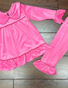 Velvet Pyjamas Pink