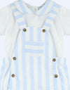 Baby Blue Stripe Collection Romper