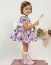 MADE TO ORDER - Sonata Purple Floral Dress