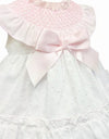 Smock Dress With baby pink details