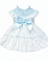Smock Dress With baby blue details