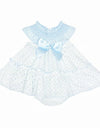 Smock Dress With baby blue details
