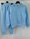 Blue Hooded tracksuit