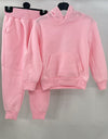 Pink Hooded tracksuit