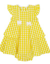 Rapife Yellow Gingham Dress