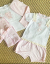 pastel & co pink stripe collection