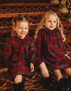 Girls Double Frill Dress & Hair Bow (2 colours)