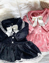 (IN STOCK) Exclusive Little Cs Velvet Dresses