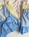 Pastel Girls Stripe Short Sets